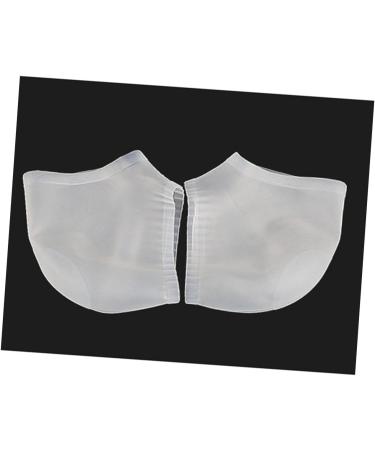 minkissy 3 Pairs Heel Soreness Relief Cushion Sleeves Shoe Inserts Silica Protective Sleeve Pedicure Heel Crack Men and Women White Soft - Buy Online on SooperMarket.com