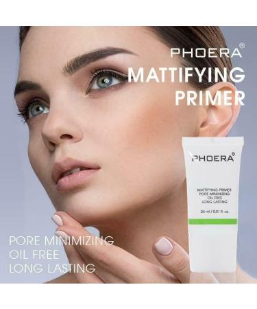 PHOERA Primer Matte Finish Face Makeup Pore filler Primer Foundation Base Oil Control Full Coverage Make Up Base Concealer Long Lasting Flawless Pores Minimiser Liquid Moisturizing (24ml.) 24 ml (Pack of 1) - Buy Online on SooperMarket.com
