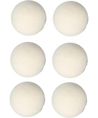 Dry Ball Removes Odours Pack of 6 High Density Reduces Static Electricity Dehumidifies Wool Drying Balls for Washing Clothes (4 cm) - Buy Online on SooperMarket.com