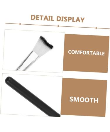 PLAFOPE Fish Tail Brush Highlighter Blush Brush Nose Contour Brushes Nose Makeup Tool Nose Makeup Brush Nose Contour Makeup Brush Blush Makeup Brush Makeup Brush for Nose Makeup Brushes 18.50X1.00X1.00CM Black - Buy Online on SooperMarket.com