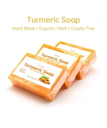 Buy Organic Turmeric Herbal Soap | Natural Skincare for Glowing Skin Worldwide - Buy Online on SooperMarket.com
