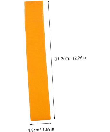 Sosoport 4 Pcs Self-Adhesive Ankle Strap - Sticky Foot Bands for Yoga Training | Yellow Yoga Foot Straps 31.2x4.8x0.2cm - International Shipping Available - Buy Online on SooperMarket.com