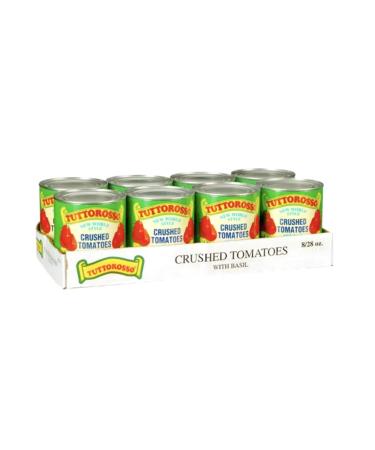 Tuttorosso Crushed Tomatoes w Basil 828 Oz - Premium Quality Italian Tomatoes - Buy Online on SooperMarket.com