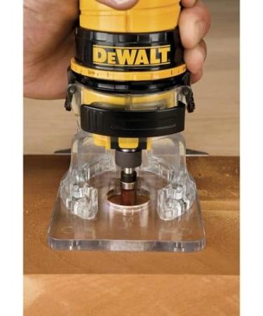Dewalt DWE6000 4.5-Amp Single Speed Laminate Trimmer Router - 1/4-Inch - Buy Online on SooperMarket.com