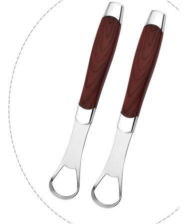 Stainless Steel Tongue Scraper - Oueyfer Tongue Cleaning Tool for Fresh Breath & Oral Hygiene - Buy Online on SooperMarket.com