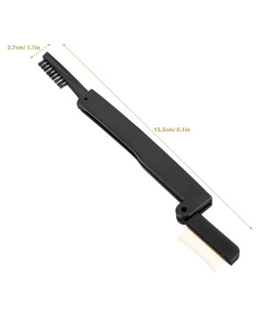 NOLITOY Folding Eyelash Comb & Brow Brush - Dual Sided Lash Separator for Women | Perfect Lash Mascara Applicator - International Shipping Available - Buy Online on SooperMarket.com