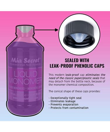 4oz Liquid Monomer: Professional Nail Acrylic Solution - Buy Online on SooperMarket.com