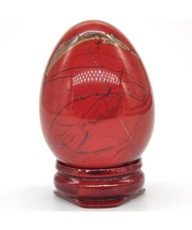 35x50mm Red Jasper Oval Natural Crystal Stone Mineral Specimen - Buy Online on SooperMarket.com