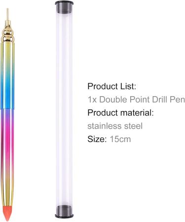 Worparsen Manicure Pen Grip Comfortable Good Double Ended Manicure Dotting Pen Nail Art Designs Pink - Buy Online on SooperMarket.com