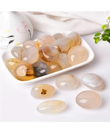 Natural Crystal Polished Stone White Agate Tumble for for ZJGIDTEM - Buy Online on SooperMarket.com