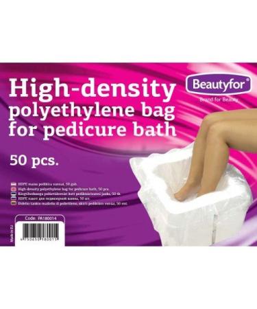 Disposable Polyethylene Bags for Pedicure Bath Liners for Pedicure Bath 50pcs