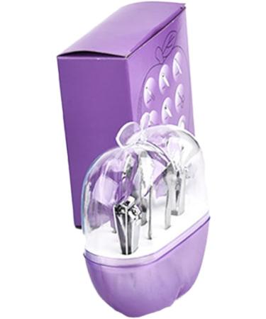 FOMIYES Nail Trimmer Nail Painting Kit Nail Manicure Kit Beauty Kit Nail Art Kit 8 in 1 Nail File Nail Clipper Kit Toe 9 in 1 Nail File Nail Clippers Set Major Beauty Tools Purple medium Purple - Buy Online on SooperMarket.com