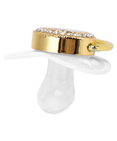 Bling Baby Pacifier | Healthy & Practical Silicone Baby Pacifier for Home Use - White - Buy Online on SooperMarket.com