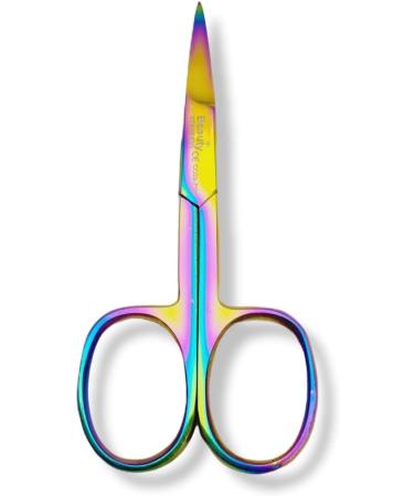 Rainbow Multi Colour Nail Scissors 9cm Straight - Versatile and Stylish - Buy Online on SooperMarket.com