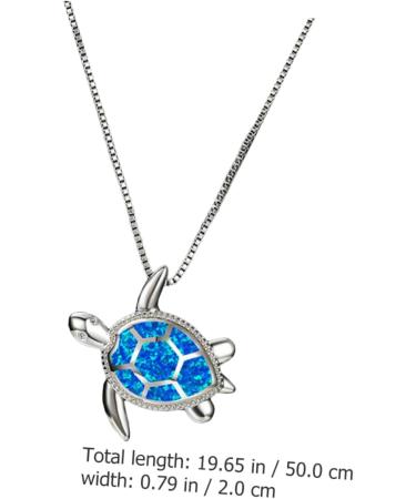 ibasenice Turtle Necklace Sea Neck Themed Pendant Theme Fashionable Beach Fashion Accessory Jewelry Necklace Ocean Turtle - Buy Online on SooperMarket.com