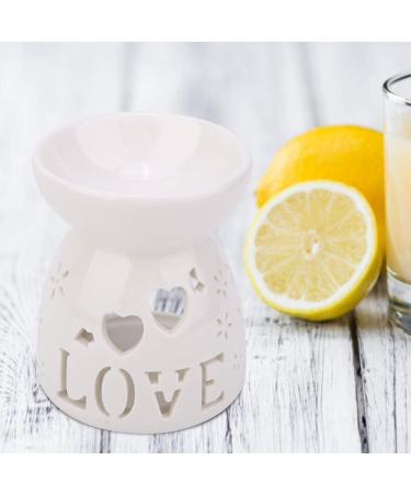 Solomi Fragrance Lamp Love - Ceramic Candle Holder & Essence Oil Burner | International Shipping - Buy Online on SooperMarket.com
