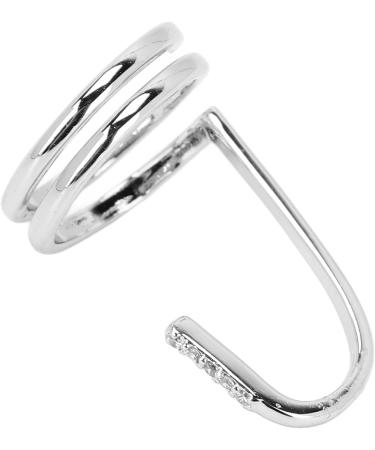 TYCIONG Decorative Nail Ring Fashion Fingertip Jewelry Nail Art Ring Ladies Wearing Nail Accessories (3050 platinum) - Buy Online on SooperMarket.com