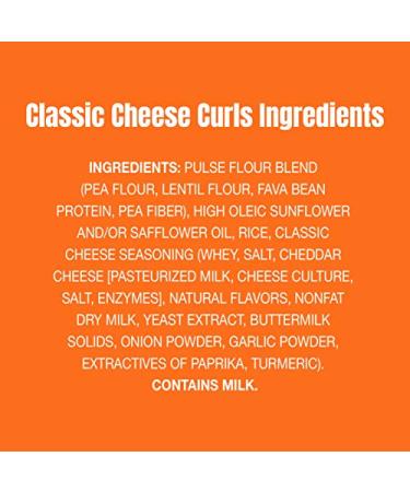 PeaTos Crunchy Curls Classic Cheese - Protein-Packed Snack (15 Bags) | Non-GMO  Gluten-Free  4g Protein  3g Fiber - Buy Online on SooperMarket.com