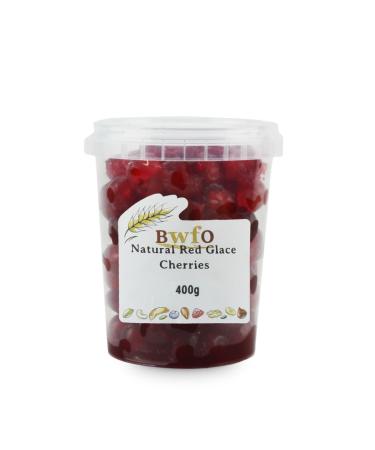 Glace Cherries Natural Colour - Red 400g