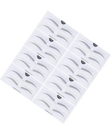 PLAFOPE Eyebrow Template 2 Make up Kits Diy Eyebrow Stencil Beauty Kit Eyebrow Card Eyebrow Stickers Makeup Tools A607 Simple - Buy Online on SooperMarket.com
