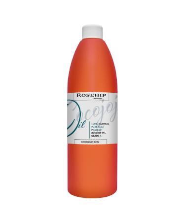 Rosehip Oil - 100% Pure Natural Seed Oil Cold Pressed 16 oz Face Skin Unrefined Premium Grade Egypt Origin And odor is Different From Chile