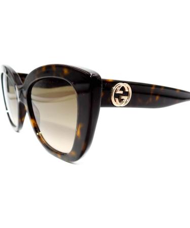 Gucci Unisex GG0327S-002-52 Sunglasses - Dark Havana - Shop Internationally at Best Prices! - Buy Online on SooperMarket.com