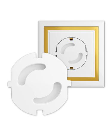 Hoffenbach socket child safety lock pluggable 12x - child safety lock for sockets - socket safety lock for babies and children