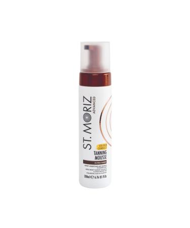 ST. MORIZ Advanced Colour Correcting Tanning Mousse with Hyaluronic Acid & Vitamin B5  Fast Drying Vegan Fake Tan  Ultra Dark  200 ml Ultra dark 200 ml (Pack of 1)