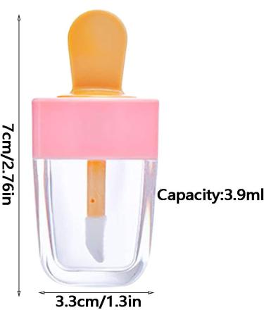 10 Empty Pink Lip Gloss Tubes - Refillable Mini Containers for DIY Lip Gloss Balms & Cosmetics - Buy Online on SooperMarket.com