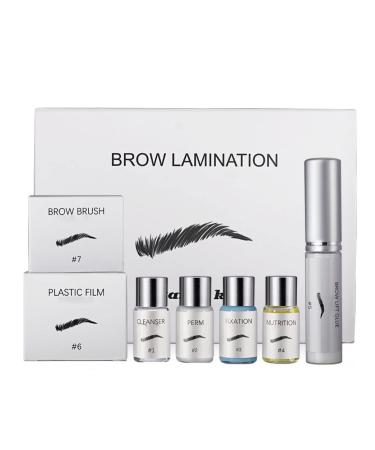 Beauty Brows Kit for 45-60 Days 3D Eyebrow Lamination Kit Professional Natural Trendy Long Lasting Perming Eyebrow Kit for Home Use Makeup Beauty Tool