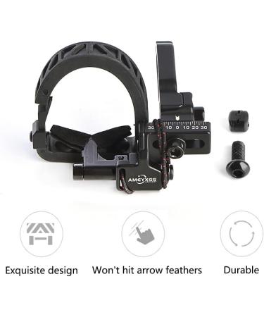 High Speed Metal Rubber Arrow Rest for Compound Bow - Right-Handed | Outdoor Archery Accessory - Buy Online on SooperMarket.com