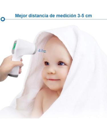 Non-Contact Digital Infrared Thermometer for Babies & Adults | Fast Accurate Temperature Measurement & Fever Alarm | Ideal for Food & Surface Use - Buy Online on SooperMarket.com