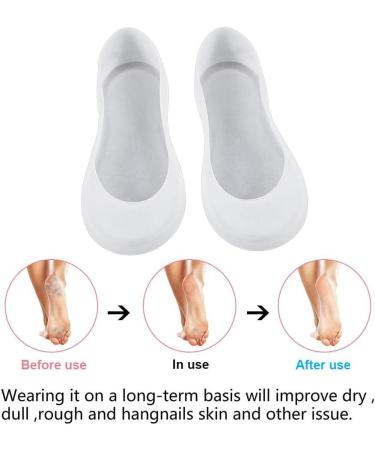 Buy Silicone Moisture Socks for Women | Full-Length Cracked Foot Care Stockings - Day & Night Protection - Buy Online on SooperMarket.com