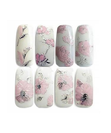 2 Sheets Nail Art Stickers Nail Art Decals DIY Decorations Water Transfer Nail Care Adhesive Manicure Stickers Nail Art Decal Sticker