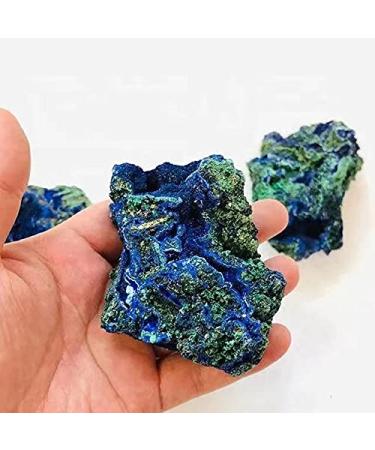 1pc 150g-200g Natural Blue Crystals Stones unpolished Rough Azurite Specimen Chakra Reiki Balancing