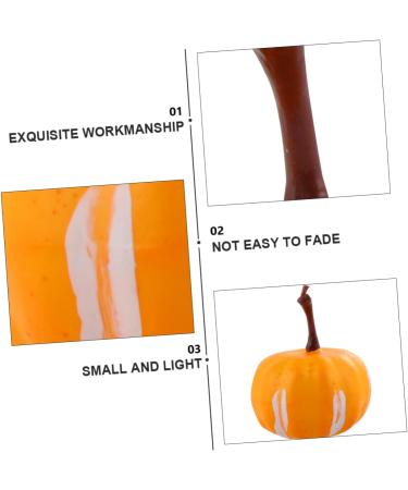 PRETYZOOM 60 pcs Halloween pumpkin simulation small pumpkin halloween manual Accessories little pumpkin pumpkin Halloween pumpkin decoration fake pumpkin simulation pumpkin Foam decorate Yellowx3pcs 2.2X3.4CMx3pcs - Buy Online on SooperMarket.com