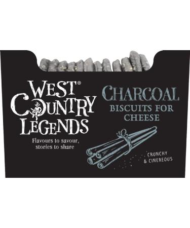 West Country Legends Charcoal Biscuits For Cheese 100g