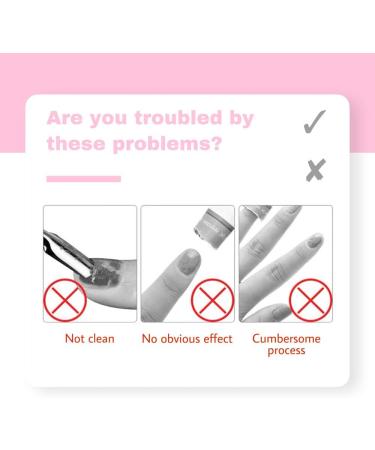 Hanyousheng Acrylic Gel Polish Clips - 10 PCS Nail Art Remover Soak Off UV Manicure Wrap Tool in Rose Red - Buy Online on SooperMarket.com
