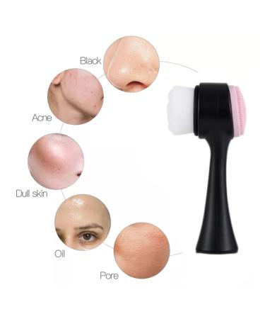Premium 2-in-1 Silicone Face Exfoliator Brush - Manual Face Cleansing & Scrubber for Radiant Skin - International Shipping Available - Buy Online on SooperMarket.com