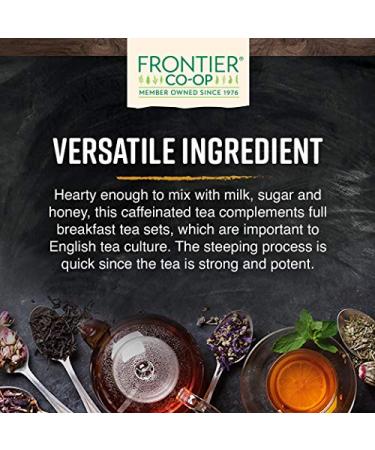 Frontier Natural Products English Breakfast Tea | 16 oz Organic Blend for Energizing Mornings - Buy Online on SooperMarket.com