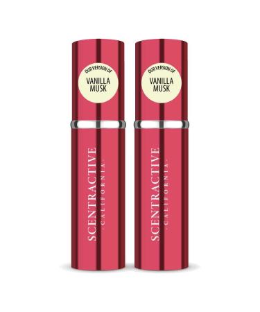 CA Perfume Impression of Emra Vanilla Musk For Women Fragrance Concentrated Long Lasting Eau de Parfum Spray Refillable Glass Atomizer Bottle 0.17 Fl Oz/5ml-X2 EMRA VANILLA MUSK 0.34 Fl Oz (Pack of 1)