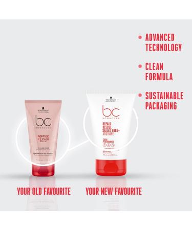 Schwarzkopf BC Bonacure Peptide Repair Rescue Sealed Ends 2.5oz - Packaging May Vary - Buy Online on SooperMarket.com