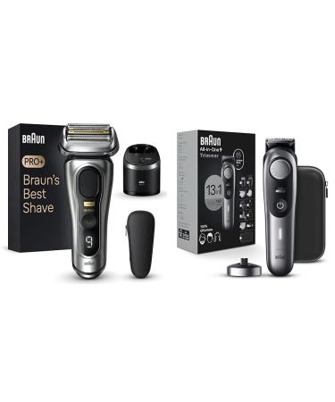 Braun Series 9 PRO+ Electric Shaver & All-In-One Style Kit Series 9 9440 13-in-1 Trimmer for Men with Beard Trimmer Shaver + Series 9 9440