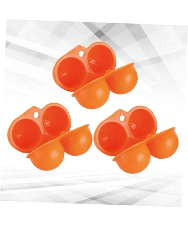 Hemoton 3pcs Eggs Egg Case Camping Egg Holder Blank Spinners Portable Egg Case Egg Box Container Outdoor - Buy Online on SooperMarket.com