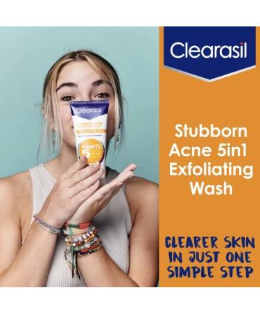 Clearasil Ultra 5in1 Exfoliating Wash 6.78 oz - Pack of 8 | International Shipping Available - Buy Online on SooperMarket.com