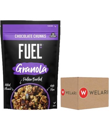 Fuel10k Chocolate Granola Porridge Oats 1kg Muesli Protein 50% Cocoa Solid Breakfast with Welari Thank You Card (1pack) - Buy Online on SooperMarket.com
