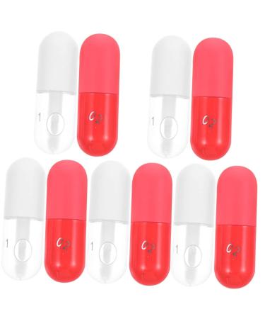 STAHAD Stamp Pcs Lip Oil Lip Plumper Lip Gloss Plumper Skincare Makeup Essence Makeup Products Lip Oil Moisturizer Lip Oil Balm Plant Essence Repair Nursing Oil Natrum Lip Balm Star Eyeliner 10 5.3x1.8x1.8cmx5pcs Rosy Tr...
