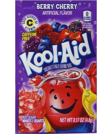 Kool Aid Berry Cherry 2 Quartz Sachet 4.3g pack of 5
