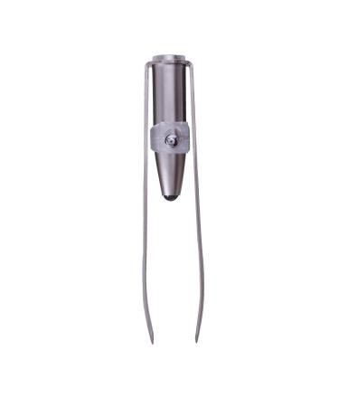 sunroot stainless steel eyelash eyebrow tweezers + LED light