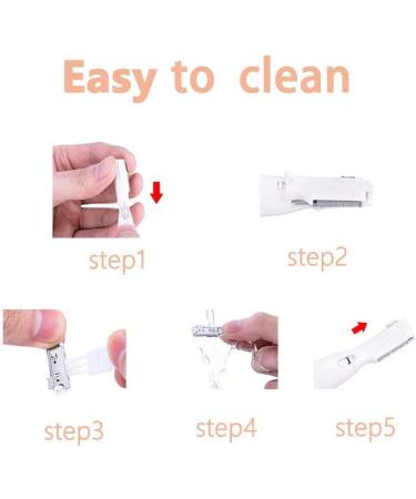 Upgraded Eyebrow Trimmer & Precision Facial Hair Remover - Battery Operated Painless Electric Razor for Face Chin Upper Lip & Peach Fuzz - International Shipping Available - Buy Online on SooperMarket.com